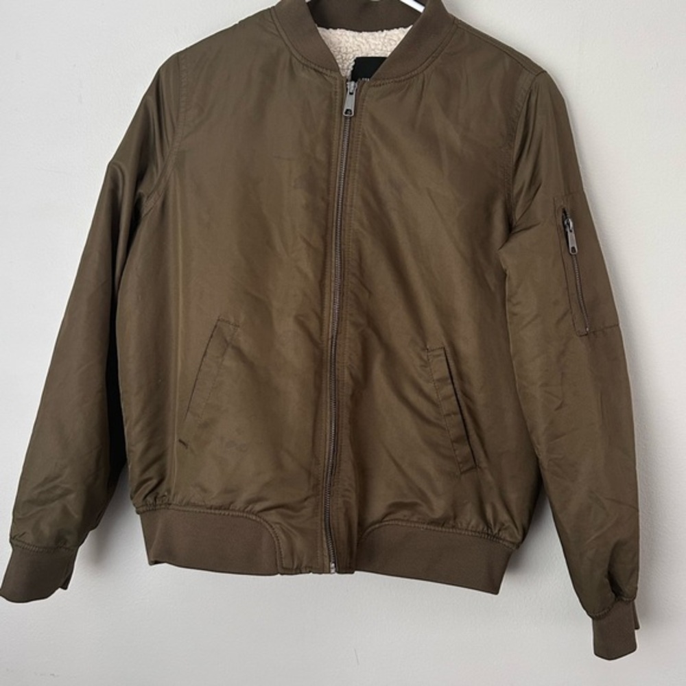 Forever 21 Olive Bomber Jacket‎